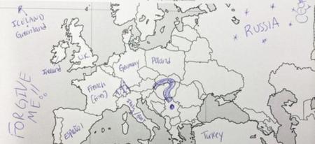 La carte de l'Europe vue par les américains