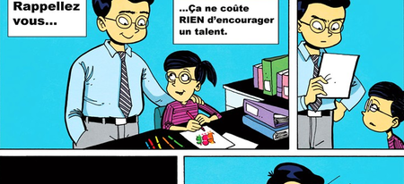 Rappelez vous : ça ne coûte rien d'encourager un talent !