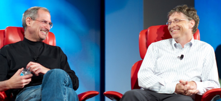 Le meilleur des discussions entre Steve Jobs et Bill Gates