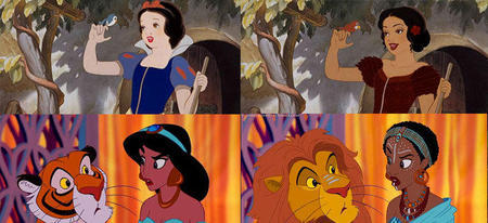 Quand les princesses Disney changent de nationalités