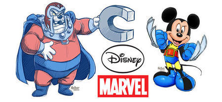 Les personnages Disney version Marvel !