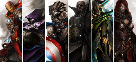 Les Avengers version Heroic Fantasy !