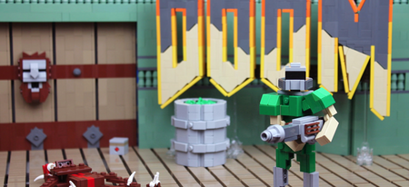 Doom recréé en LEGO 