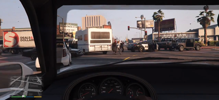 GTA V : un embouteillage se transforme en grand n'importe quoi