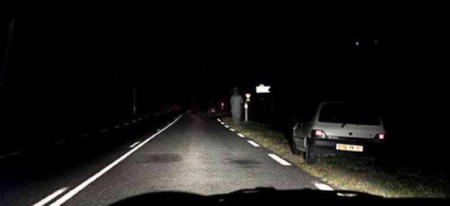 La dame Blanche a été aperçue sur un bord de route (video)