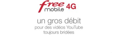 Publicité factice pour la 4G de Free avec Youtube