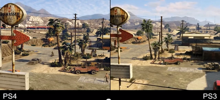 GTA V : l'incroyable différence entre les versions PS3 et PS4