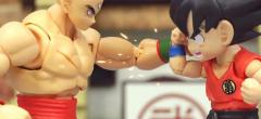 Découvrez le combat entre Goku et Tenshinhan en stop motion !