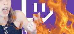 Twitch : cette streameuse met littéralement le feu à son stream