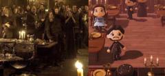 Animal Crossing : la scène des Noces pourpres de Game of Thrones reproduite dans le jeu