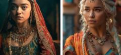  Game of Thrones : Daenerys, Jon Snow imaginés en tenue traditionnelle indienne