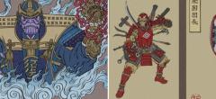 Avengers Endgame : un artiste transforme les personnages du MCU en estampes japonaises