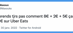 Top 20 des tweets les plus drôles sur Uber Eats, l'application qui vous nourrit