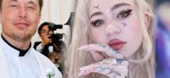 Elon Musk : sa compagne, Grimes, s'est fait tatouer une cicatrice extraterrestre (photo)