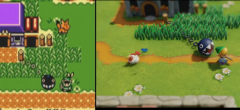 The Legend of Zelda: Link's Awakening, la version remastérisée et la version originale côte à côte, le comparatif