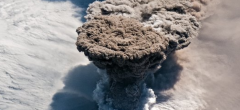 ISS : une photo incroyable prise depuis l'espace de l'éruption explosive du volcan Raikoke