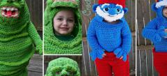 Cette maman réalise de super costumes d'Hallowen au crochet pour ses enfants