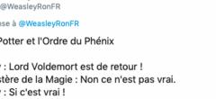 Ce Twittos résume les films Harry Potter en 4 échanges