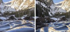 Ce photographe immortalise des vagues gelées du lac Colorado