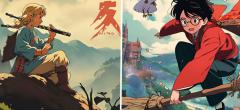 20 affiches de films et jeux vidéo s'ils avaient été créés par le studio Ghibli