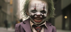 Batman, le Joker et Harley Quinn transformés en bébés