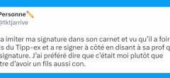 Top 20 des tweets les plus drôles sur le carnet de liaison, 