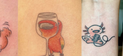 35 tatouages minimalistes d'animaux tellement mignons