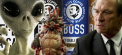 Le comédien Tommy Lee Jones joue un extraterrestre dans ces pubs japonaises pour le café