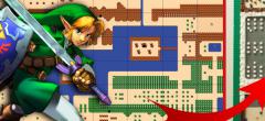 Zelda : la carte du jeu NES a été recréée en utilisant 25 000 briques LEGO