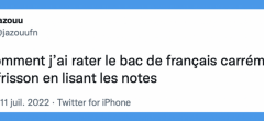 #BacDeFrançais 2022 : les 15 tweets les plus drôles sur les résultats d'une épreuve qui a divisé