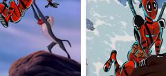 Quand Deadpool s'inscruste dans 9 grands classiques Disney