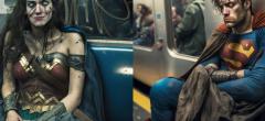 12 personnages de la pop culture mis en scène dans le métro par une IA (Batman, Superman, Harry Potter)