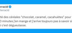 Top 20 des tweets les plus drôles sur les céréales, ça se met avant le lait