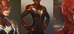 Captain Marvel : plein de concepts arts de costumes alternatifs pour l'héroïne