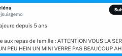 Top 20 des tweets les plus drôles sur les repas de famille, vives nos oncles bourrés