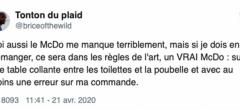 La réouverture de McDo a beaucoup fait réagir sur Twitter ! (30 tweets)