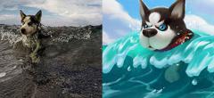 Quand un artiste transforme des photos du National Geographic en images d'animation