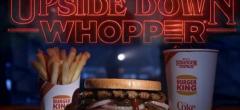 Burger King sert des Whoppers à l'envers pour Stranger Things 3