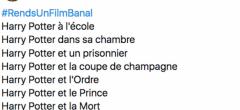 #RendsUnFilmBanal : quand les twittos rendent normaux les titres de films célèbres