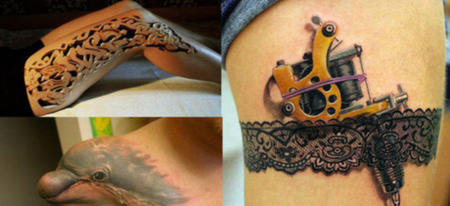 Les tatouages existent aussi en version 3D (60 images)