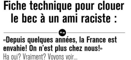 Infographie qui vous apprendra à combattre les préjugés sur le racisme !