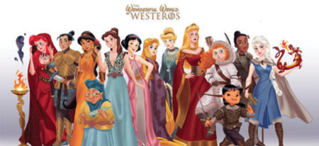 Les princesses Disney se transforment en personnages de Game of Thrones