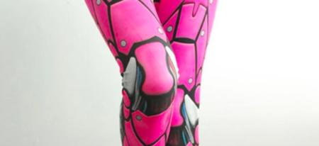 Des leggings avec un design d'armure de robot !