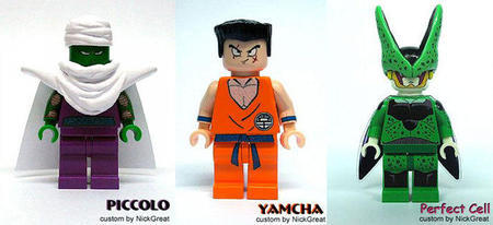 Les personnages de Dragon Ball Z en LEGO