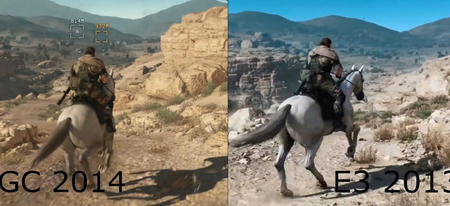 Comparatif de MGS The Phantom Pain à l'E3 2013 vs Gamescom 2014