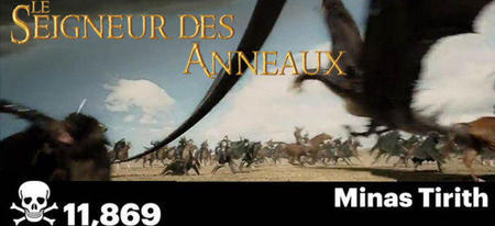 Toutes les morts du Seigneur des Anneaux en seulement 7 minutes !