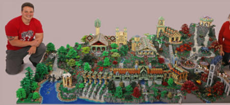 Fondcombe (Rivendell) réalisé avec 200 000 LEGO