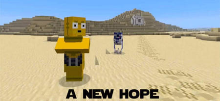 La bande annonce de Star Wars Episode IV en version Minecraft 