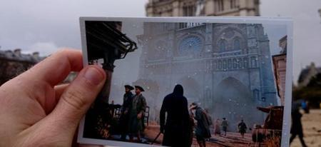 Assassin's Creed Unity et Paris se superposent en photo