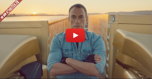 Epic : grand écart de Jean-Claude Van Damme entre 2 camions Volvo !